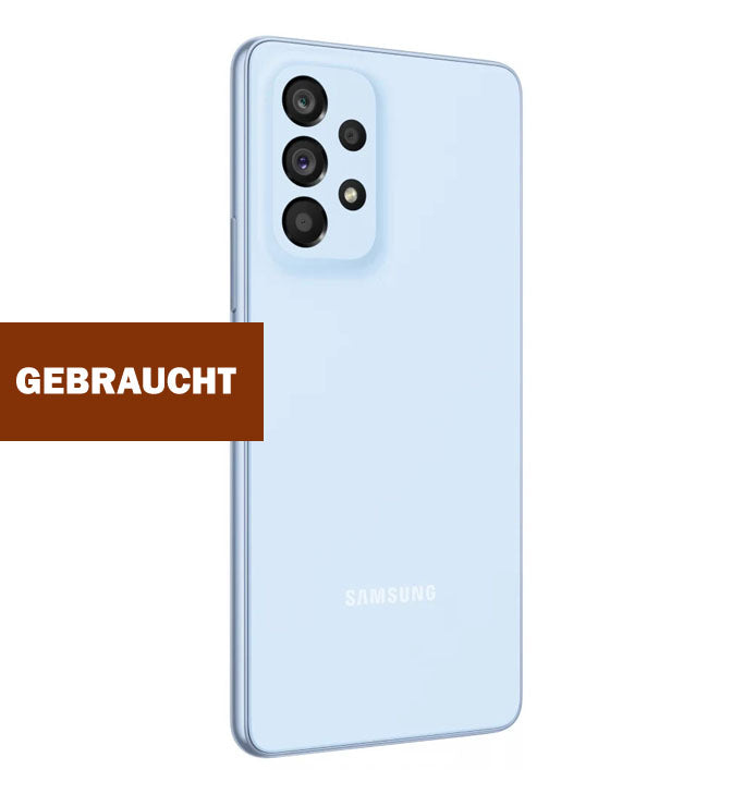 Gebraucht - Samsung Galaxy A53 (A536B/DS) 5G, 128 GB, 6 GB, 64 MP, 5000 mAh, Awesome Blue
