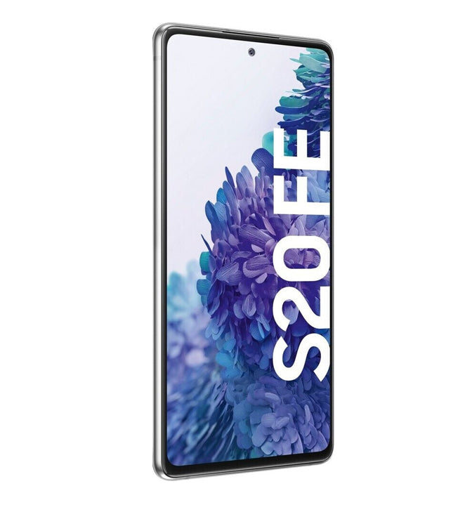 LAGERVERKAUF! Samsung Galaxy S20 FE 5G (G781B/DS), 128 GB, 6GB, 32 MP, 4500 mAh, Cloud White (BESCHÄDIGTE BOX NEU)