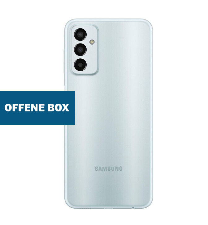 NEU AUSGEPACKT - Samsung Galaxy M13 (M135F/DSN), 64 GB, 4 GB, 50 MP, 5000 mAh, Light Blue