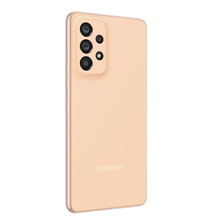 LAGERVERKAUF! Samsung Galaxy A53 (A536B/DS) 5G, 256 GB, 8 GB, 64 MP, 5000 mAh, Awesome Peach (BESCHÄDIGTE BOX NEU)