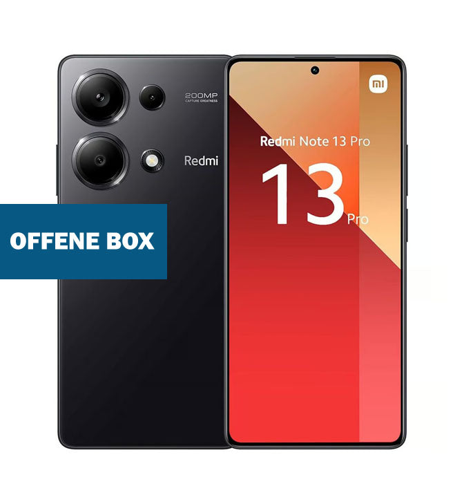 NEU AUSGEPACKT - Redmi Note 13 Pro 512 GB, 12 GB, 200 MP, 5100mAh, Schwarz