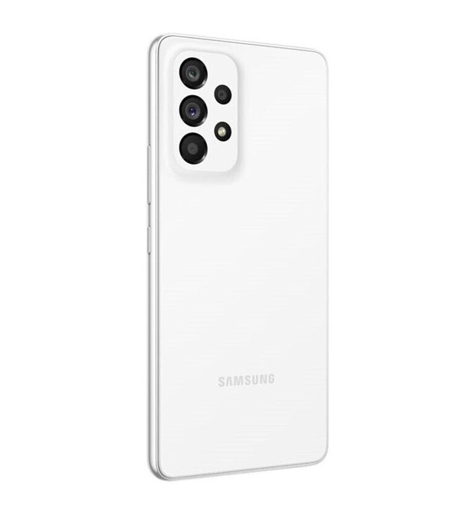 LAGERVERKAUF! Samsung Galaxy A53 (A536B/DS) 5G, 256 GB, 8 GB, 64 MP, 5000 mAh, Awesome White (BESCHÄDIGTE BOX NEU)