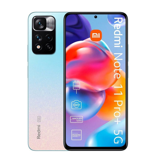 Redmi Note 11 Pro Plus 5G, 128 GB, 6 GB, 108 MP, 4500 mAh, Star Blue