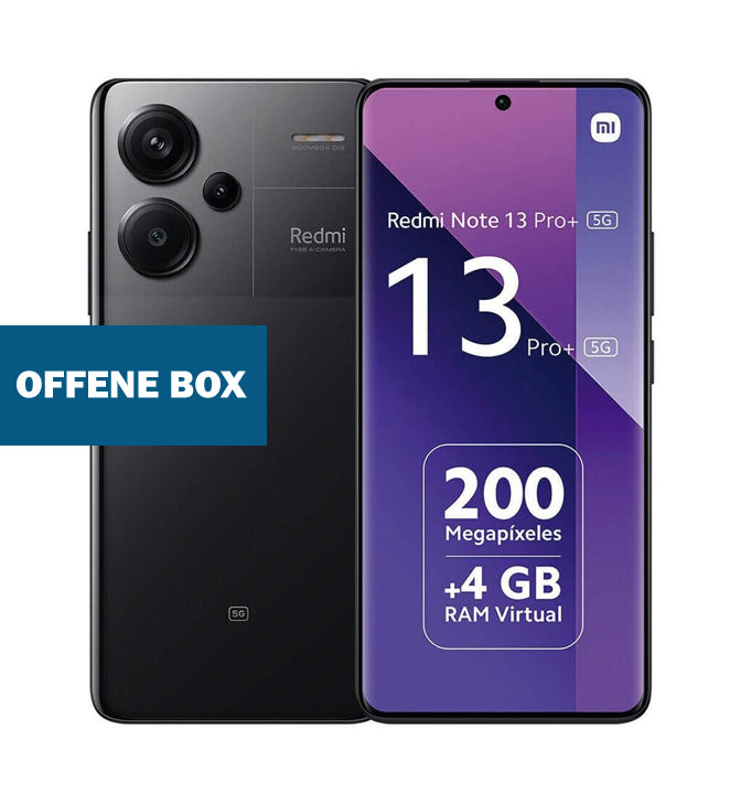 NEU AUSGEPACKT - Redmi Note 13 Pro+ 5G 256 GB, 8 GB, 200  MP,  5000 mAh, Midnight Black