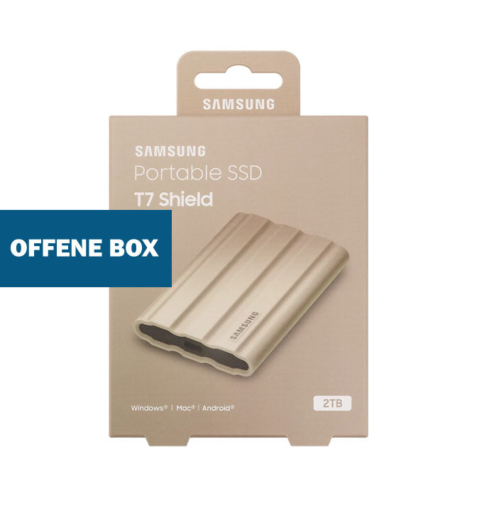 NEU AUSGEPACKT - Samsung SSD T7 Shield 2000GB - 2 TB, Beige