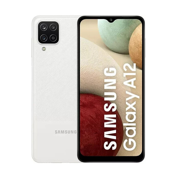 Samsung Galaxy A12 Smartphone 128 GB, 4 GB, 48 MP, 5000 mAh, White