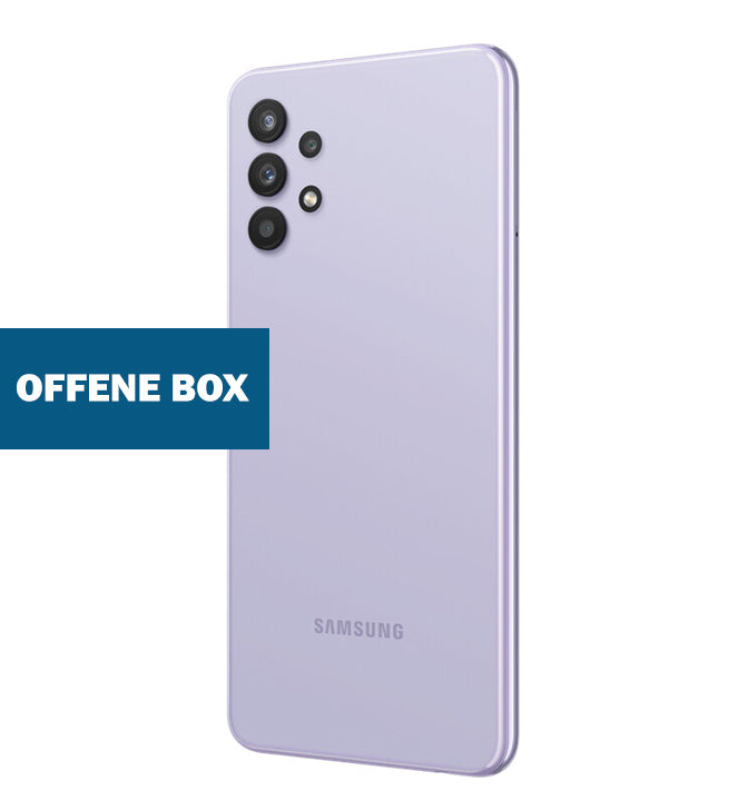 NEU ausgepackt - Samsung Galaxy A32 (A326B) 5G, 128 GB, 4 GB, 48 MP, 5000 mAh, Awesome Violet