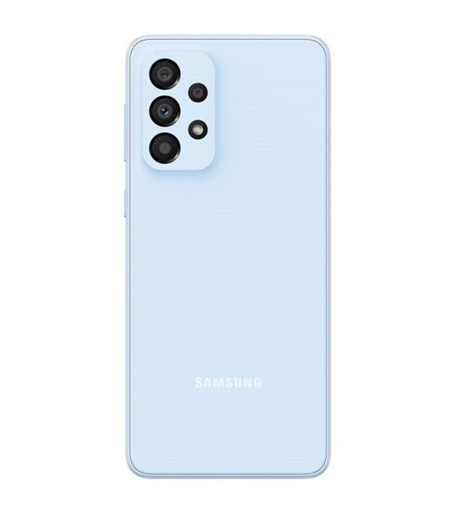 LAGERVERKAUF! Samsung Galaxy A33 5G (A336B/DSN), 128 GB, 6 GB, 48 MP, 5000 mAh, Awesome Blue (BESCHÄDIGTE BOX NEU)