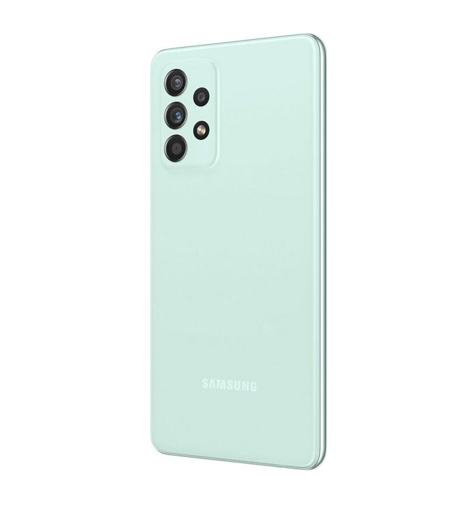 LAGERVERKAUF! Samsung Galaxy A52s 5G (A528B/DS), 6/128 GB, 64 MP, 4500 mAh, Awesome Mint (BESCHÄDIGTE BOX NEU)